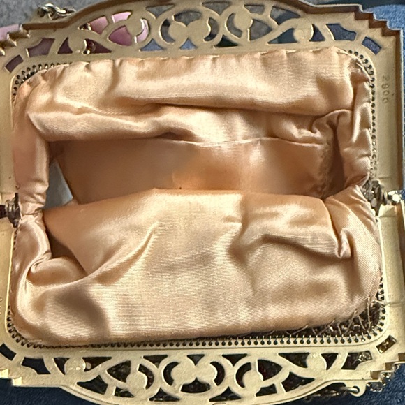 Vintage Mesh Whiting & Davis Gold Chain Evening Bag